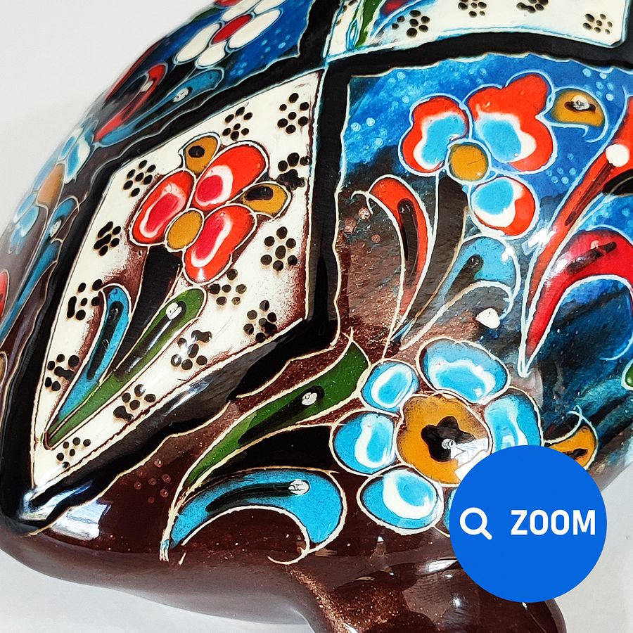 Ceramic handmade Turtle, Turkish decor — handmade pottery, handmade ceramic, home decor, handmade gift, Turkish ceramic product image (7)