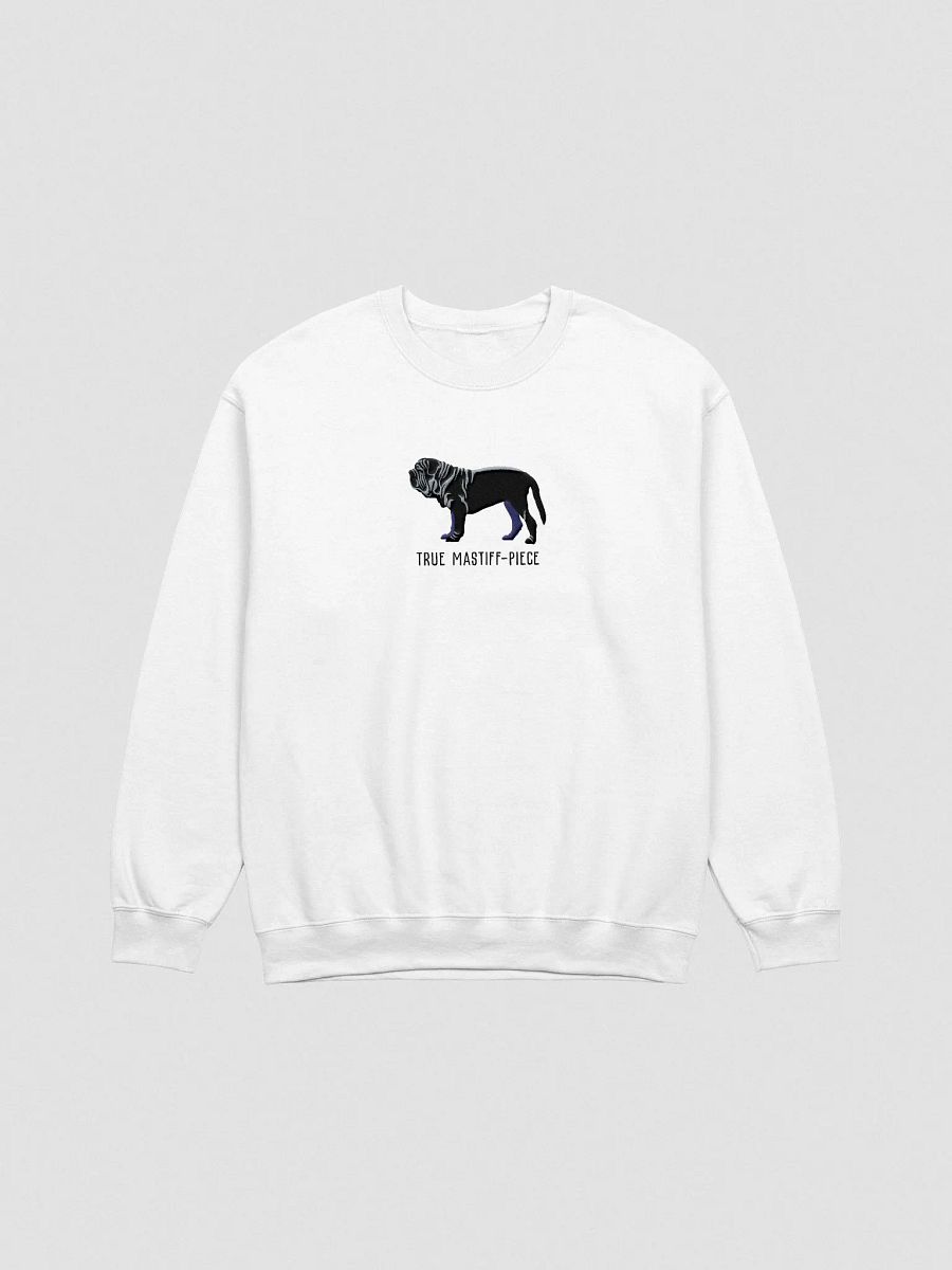 True Mastiff-Piece Sweatshirt (Embroidered) of a Neapolitan Mastiff(Black) product image (4)