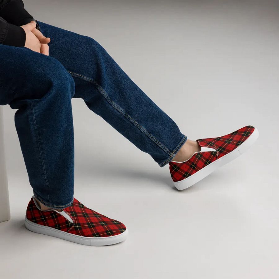Wallace Tartan Men's Slip-On Shoes product image (7)