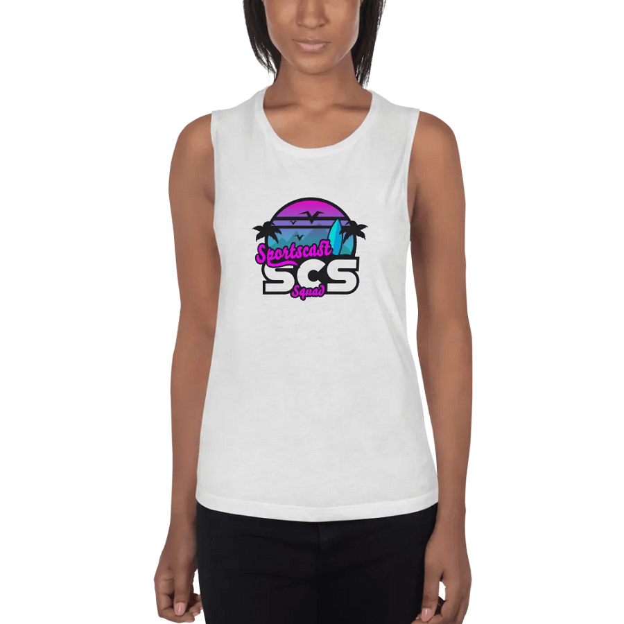SCS SUMMERTIME WOMENS FLOWLY MUSCLE TANK product image (1)
