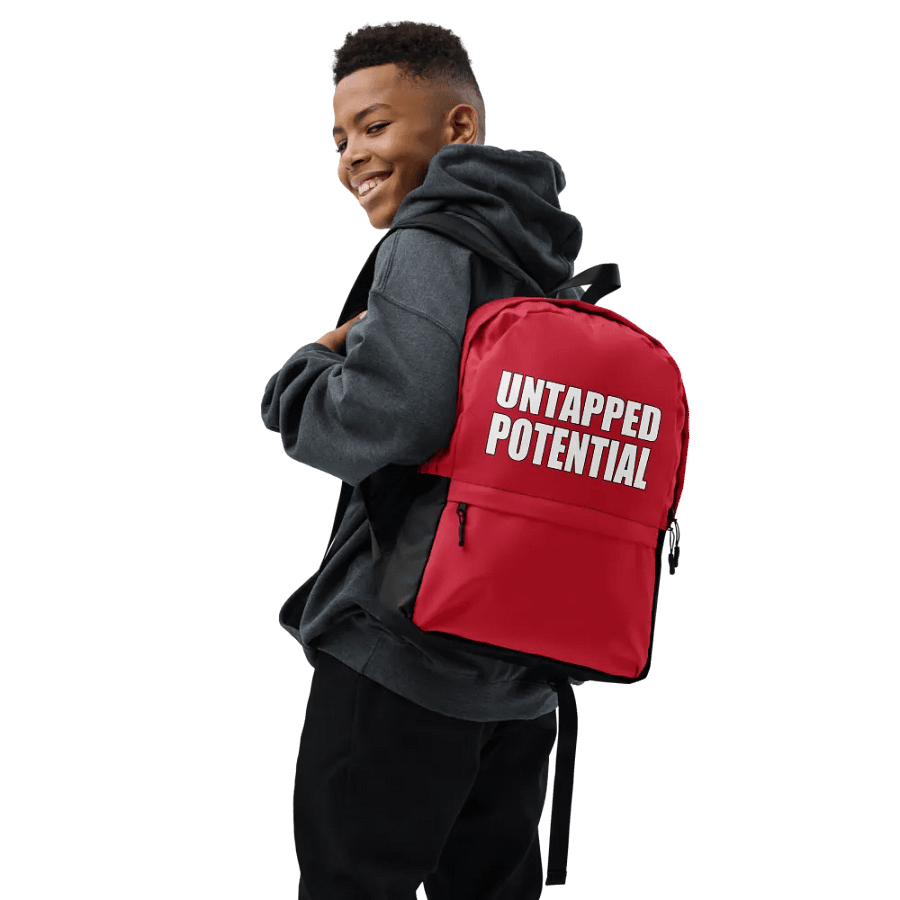 Untapped Potential Red Large Print Back Pack product image (11)
