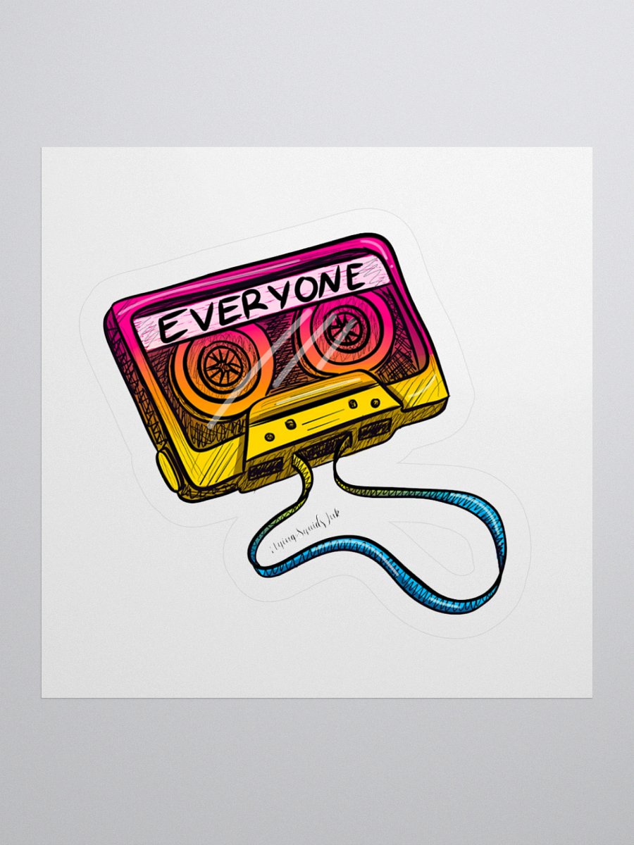 Pansexual Mix Tape- Sticker product image (1)