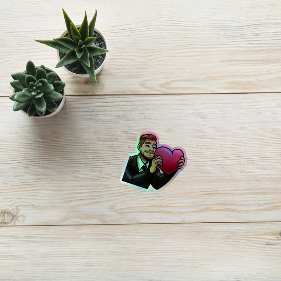 Heartfelt Holographic Love Sticker Set product image (10)