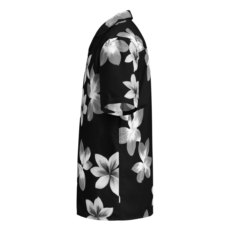 Volcanic Ash Caribbean Flower Print | Hawaiian Shirt product image (3)
