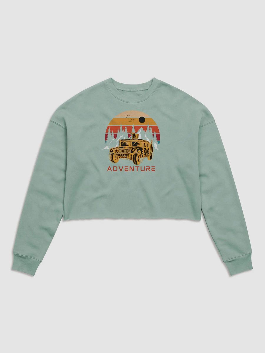 Ladies Cropped Adventure Sweatshirt product image (9)