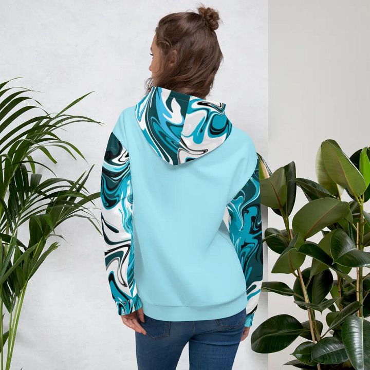 Blue Swirl Hoodie product image (2)