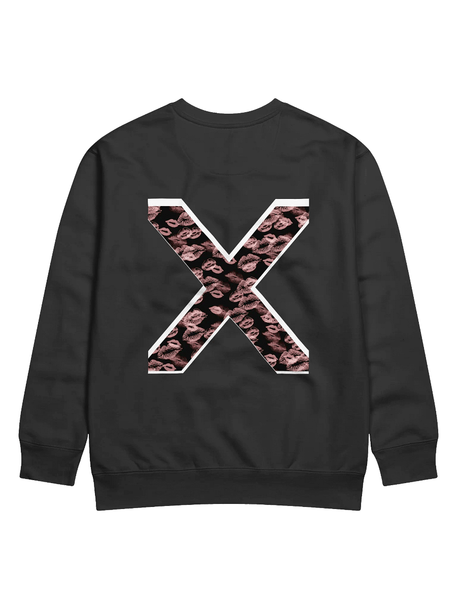 Black X Pink Lipstick Kisses Crewneck product image (16)