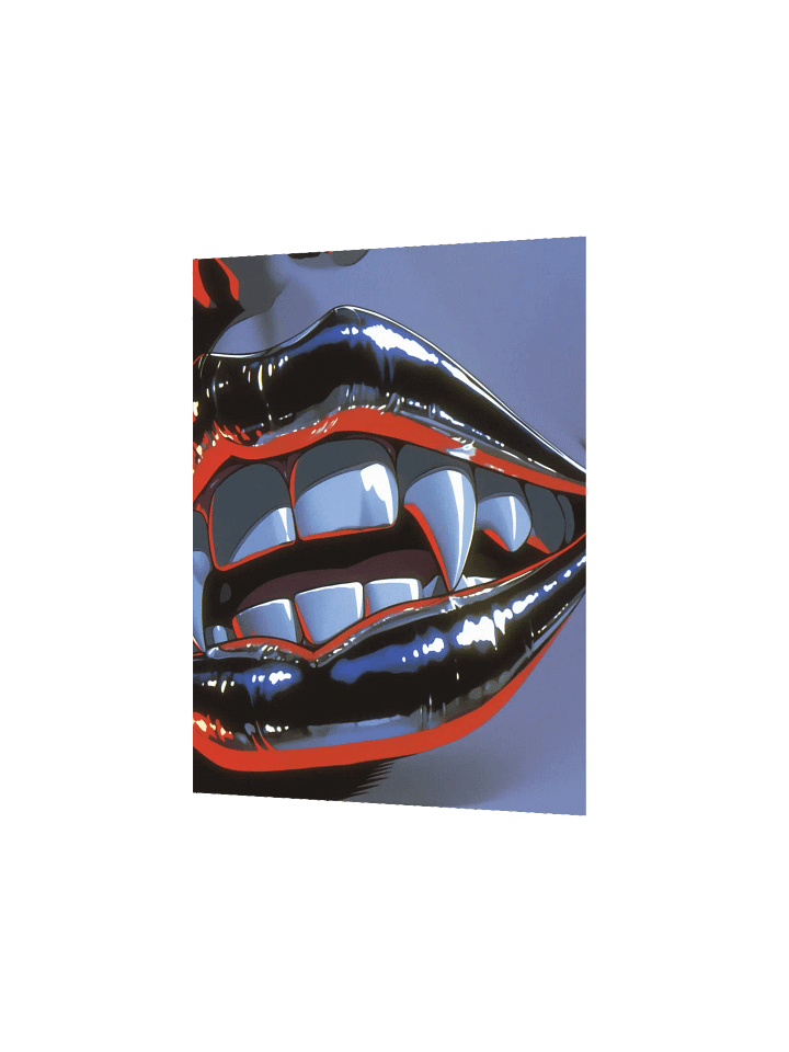 "Kiss that leaves it's mark" Matte Poster product image (10)