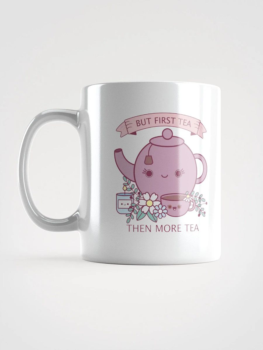 But First Tea Retro Kawaii Coffee Mug product image (6)