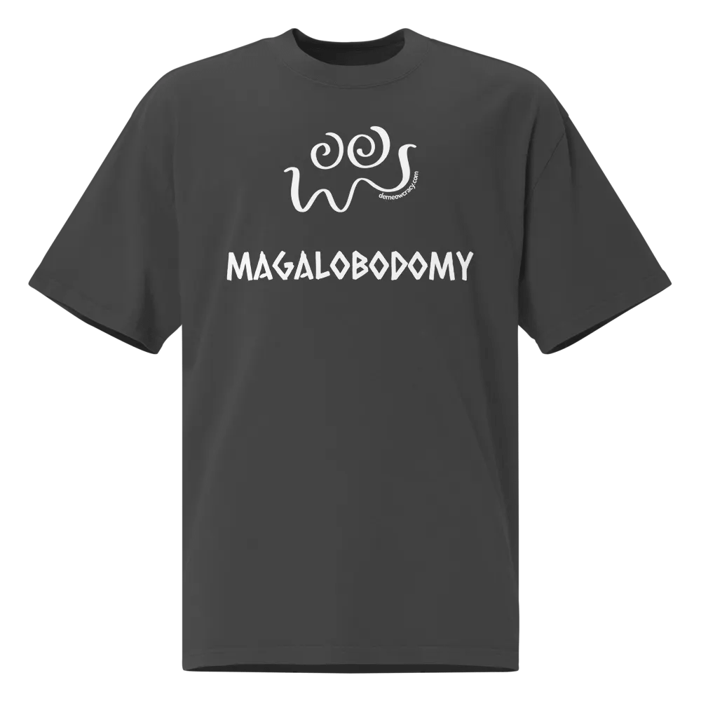 Magalobodomy Graphic Faded Oversized Tee product image (7)