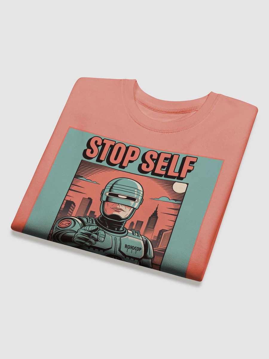 "SELF STOP SNITCHIN"" premium cotton sweatshirt product image (12)