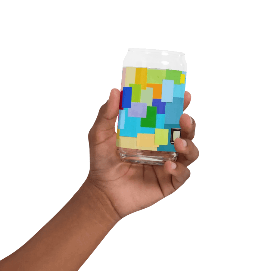 Technicolor TV Beverage Can-Inspired Glassware product image (2)
