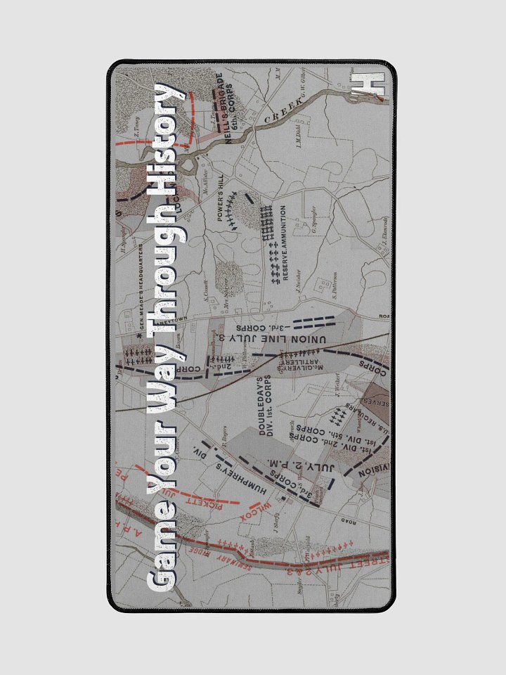 Battle of Gettysburg - Desk Mat - Game Your Way Through History product image (2)