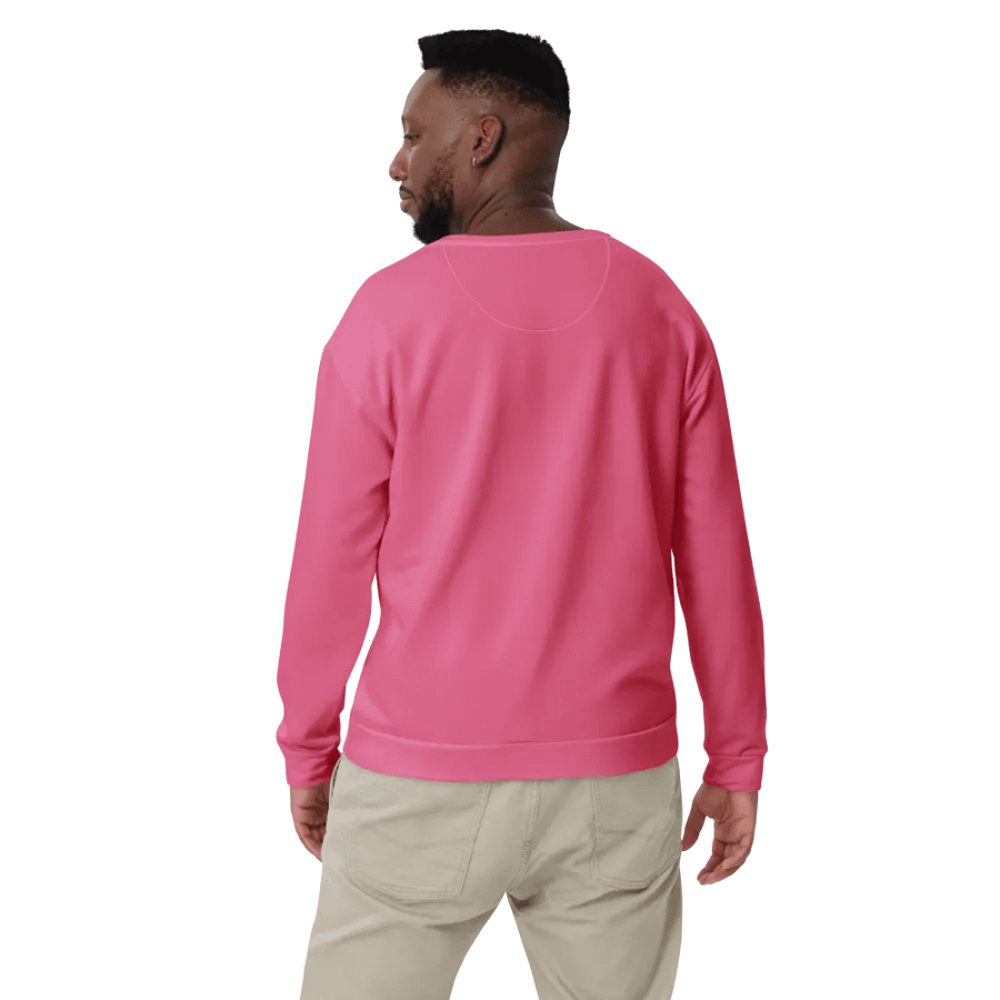 Plain Rosy Blush Pink Soft Summer Unisex Recycled Polyester Heavyweight Premium Sweatshirt by Treasure Pie product image (12)