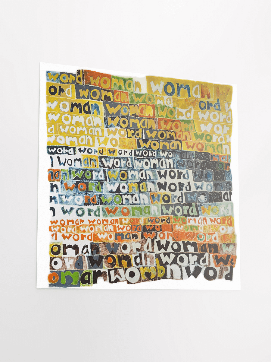 Word Woman Poster product image (4)
