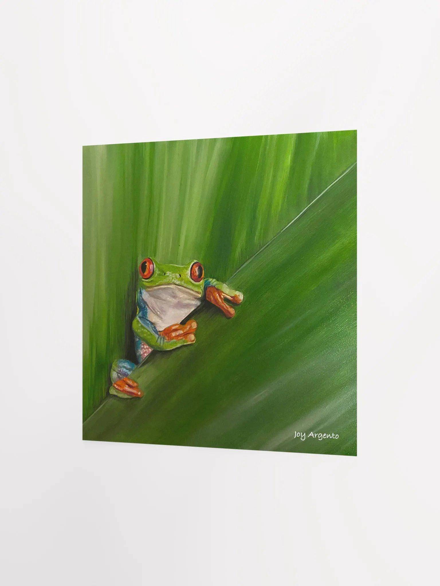 Tree Frog Peeping Print product image (3)