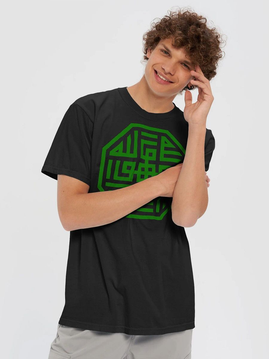 Green Octagon - T Shirt (Black) product image (5)