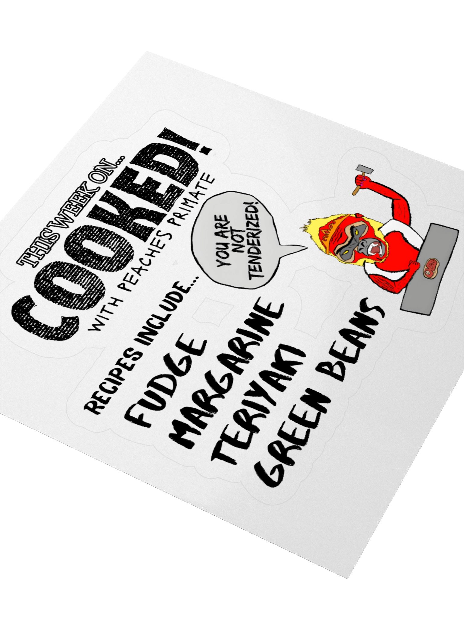 Cooked with peaches sticker product image (9)