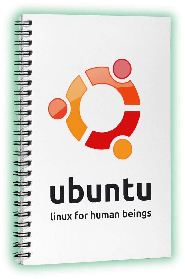 Classic Ubuntu Slogan Notebook product image (1)