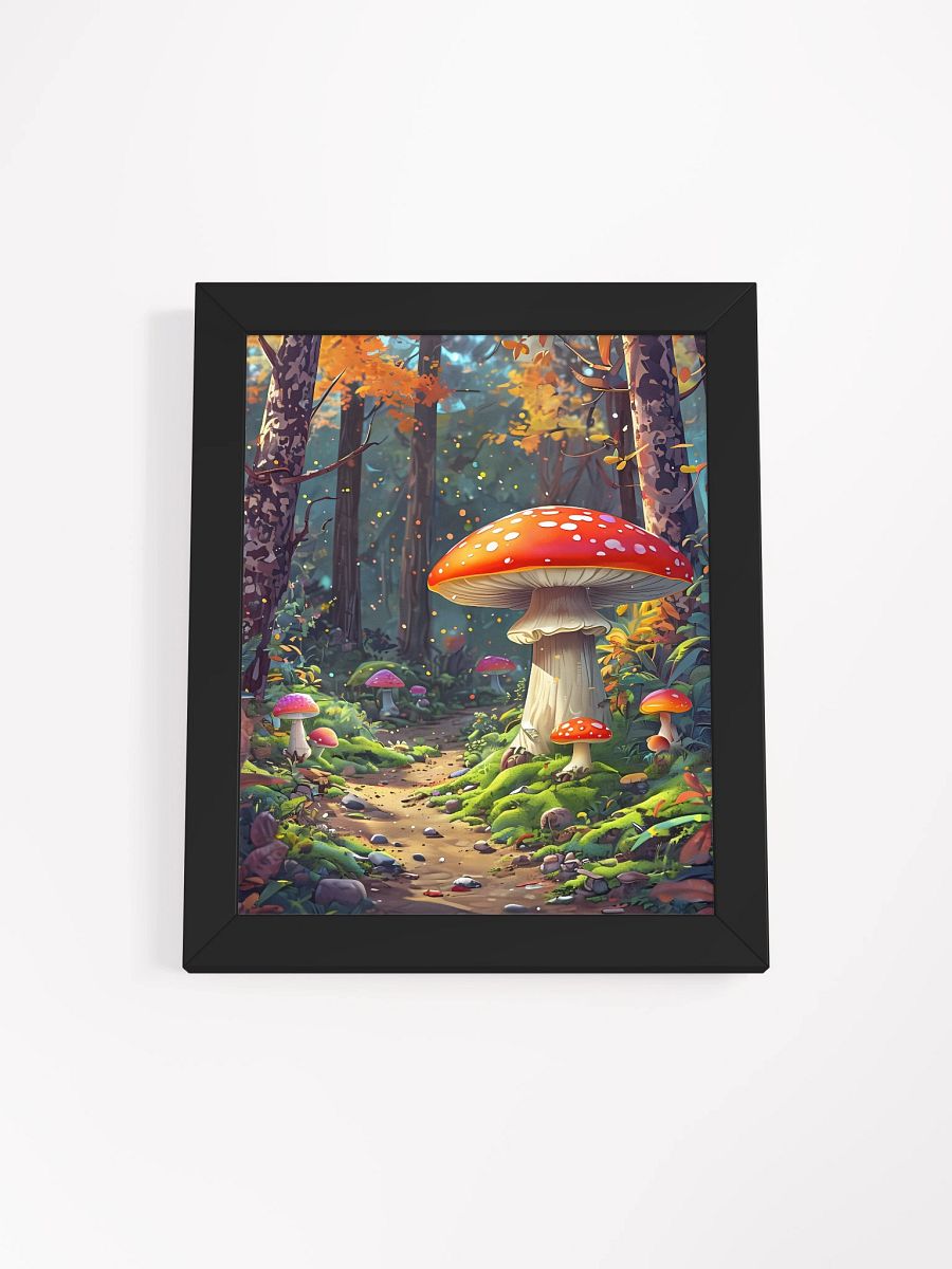 Enchanted Mushroom Forest Framed Poster product image (2)