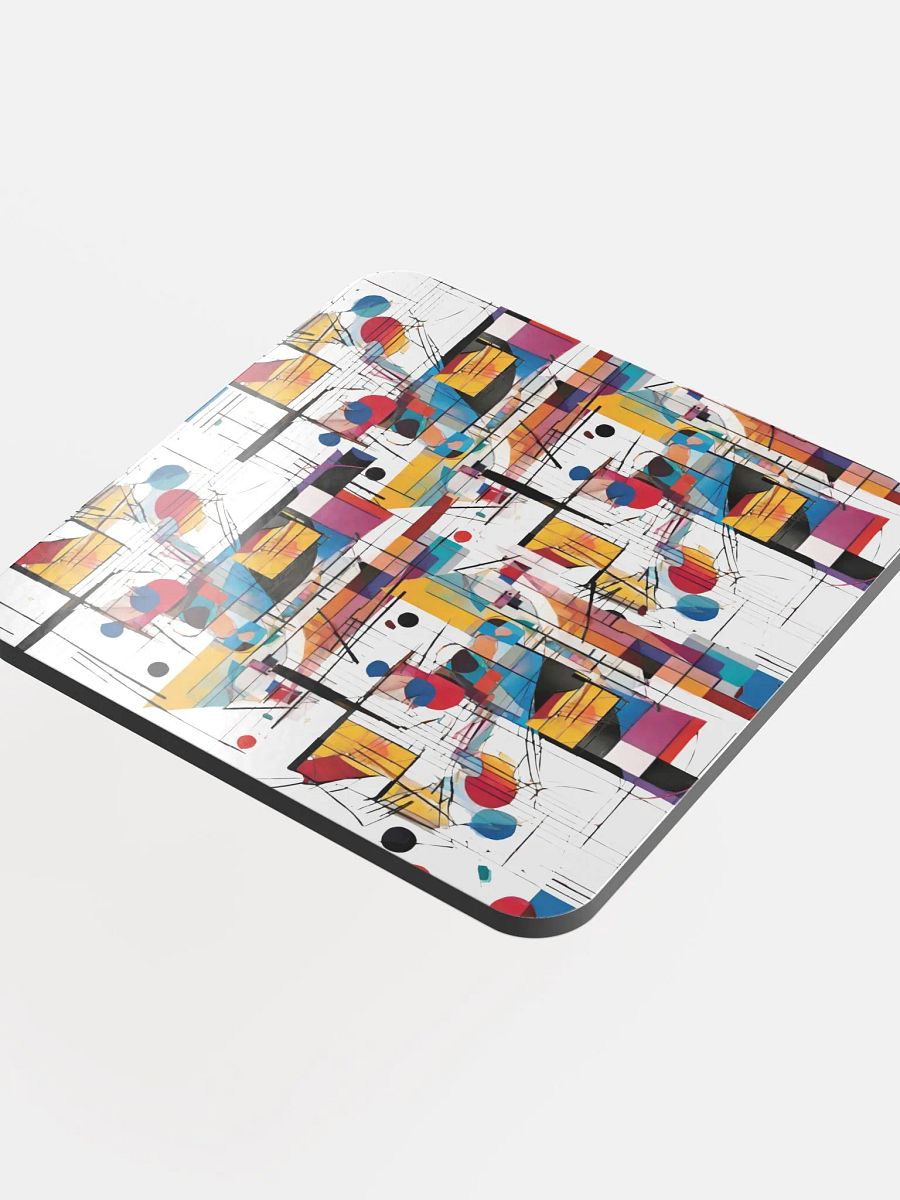 Kadinsky inspired cork coaster for proud home owners product image (4)