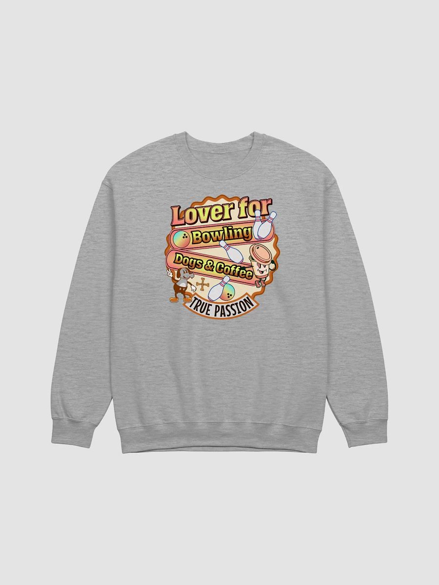 Lover For Dogs Coffee Bowling Passionate Crewneck Sweatshirt product image (21)