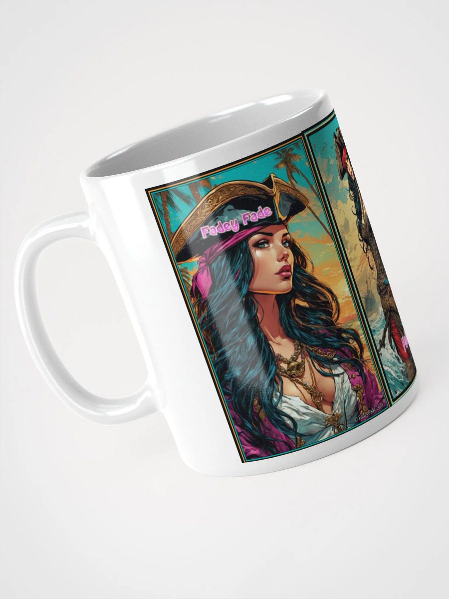 Faded Pirate Lass Mug with 3 designs product image (8)