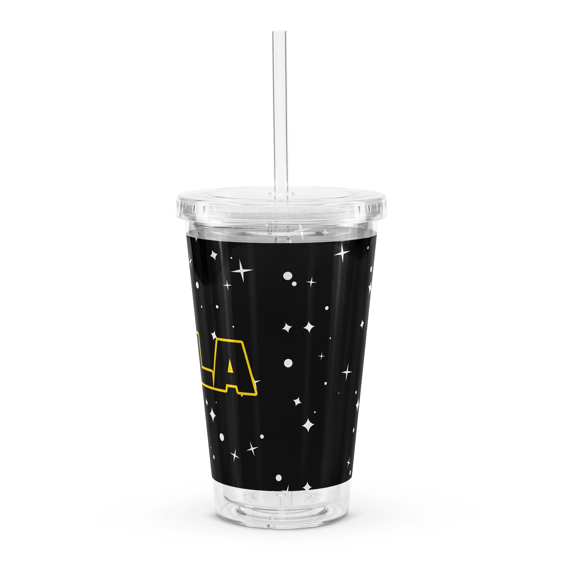 MSLA Dark Side Logo - Double Wall Clear Plastic Tumbler product image (5)