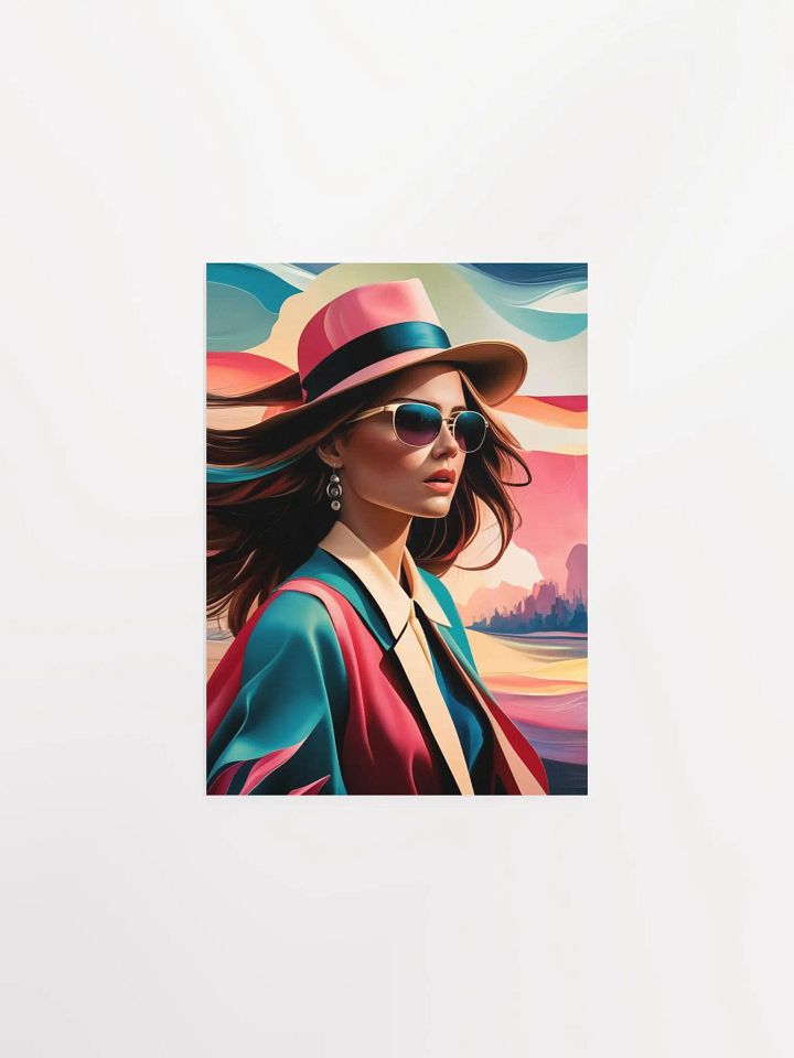 Abstract illustration of a Woman Poster - 7 product image (1)