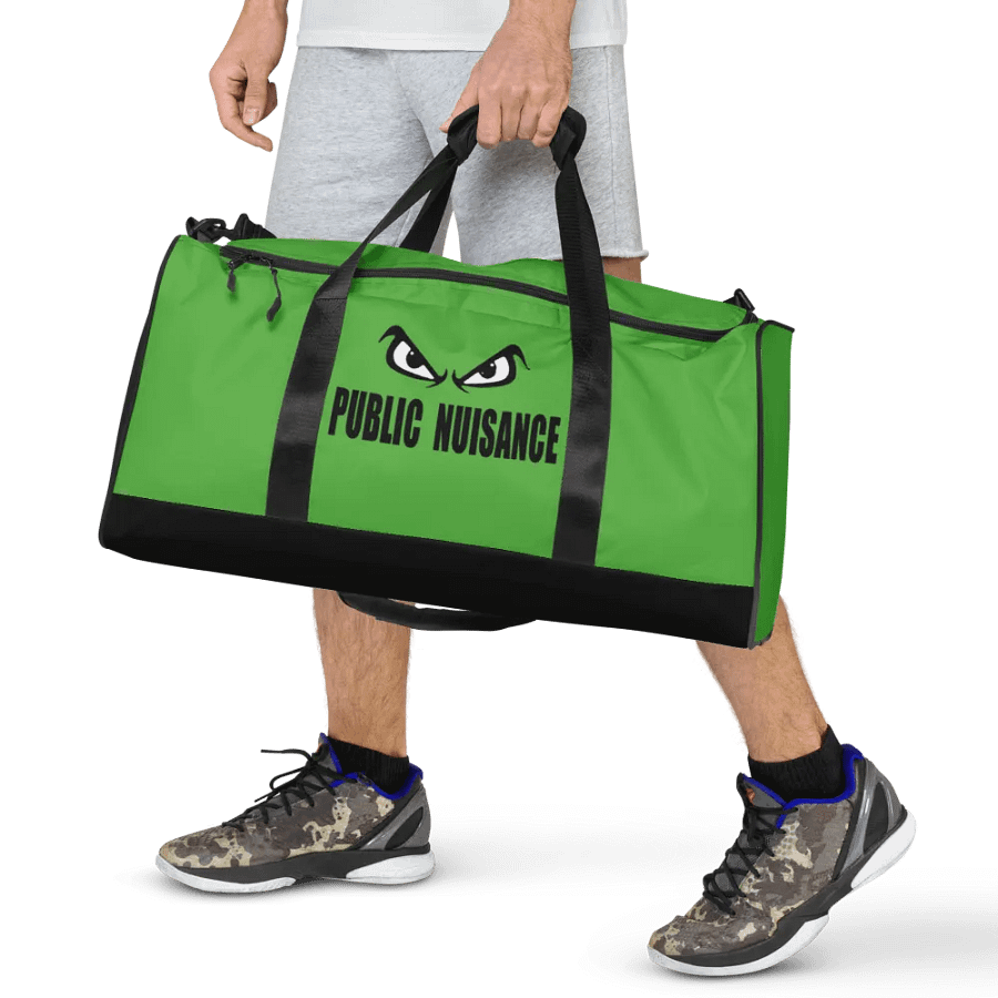 Public Nuisance: Lime Green Duffle Bag product image (7)