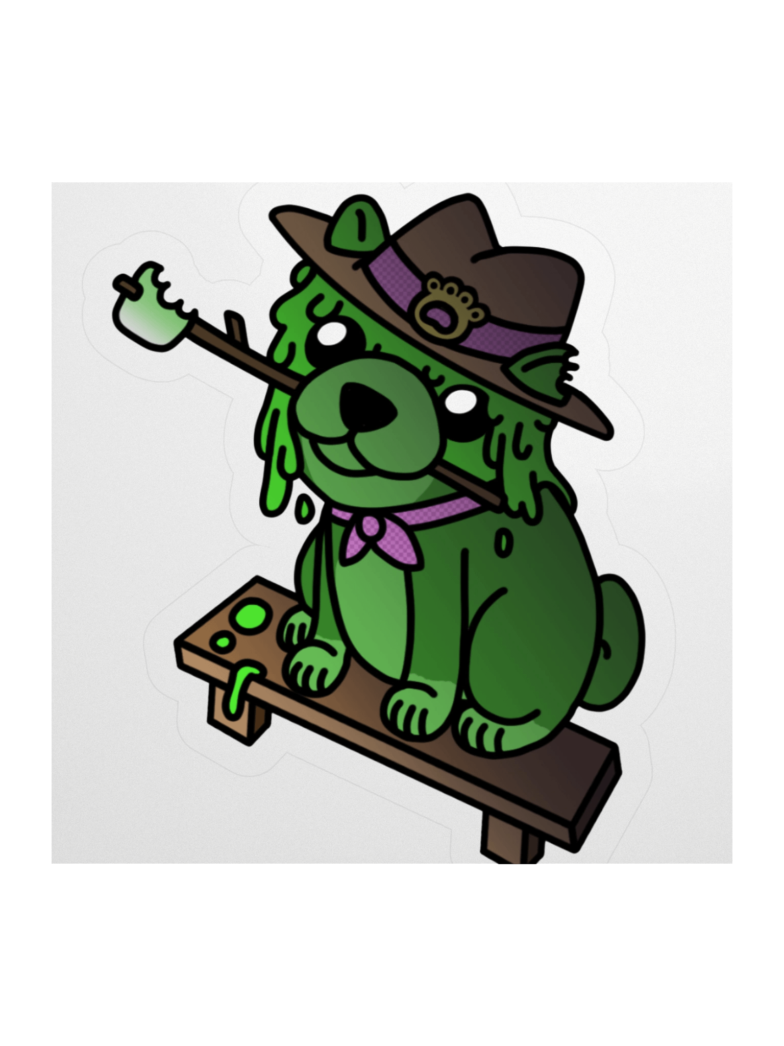 Camp Leader Obie KissCut Sticker! product image (1)