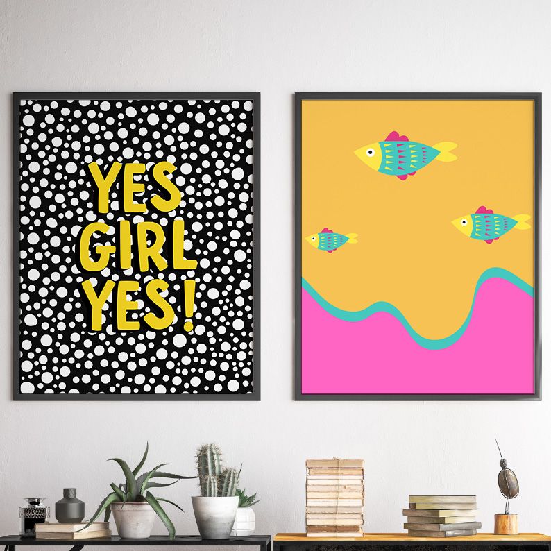 Funky Evil Eye Gallery Wall Set of 8 DIGITAL Prints product image (6)