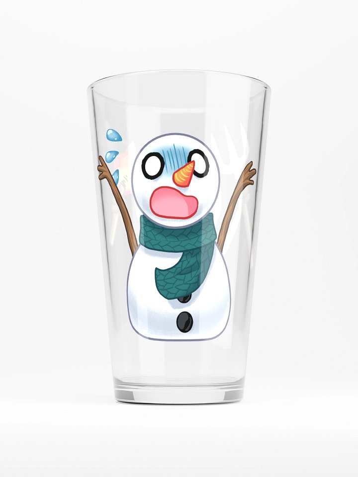 Panic & Riot Snowmen Glass product image (1)