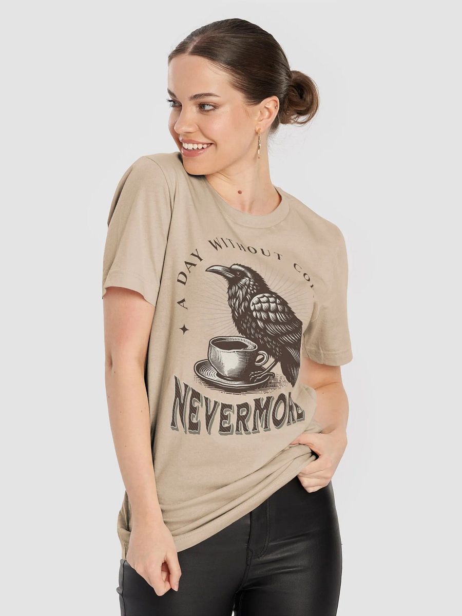 Book and Coffee Shirt “Nevermore” product image (38)