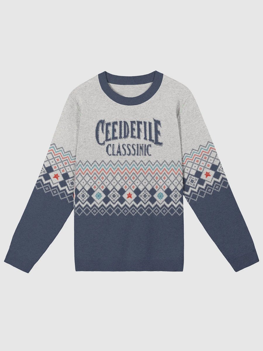 Customizable Classic Jacquard Knit Sweater product image (4)