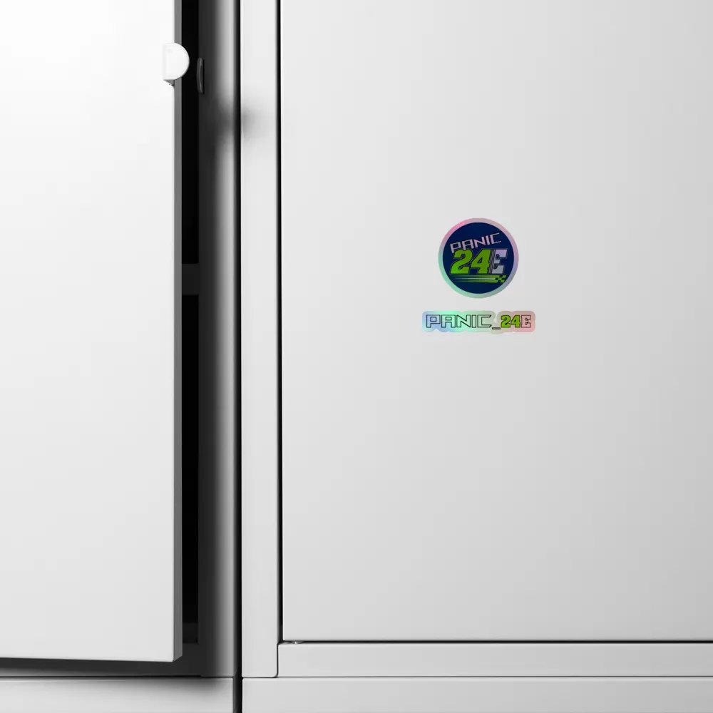 PANIC_24E Holographic Stickers product image (4)