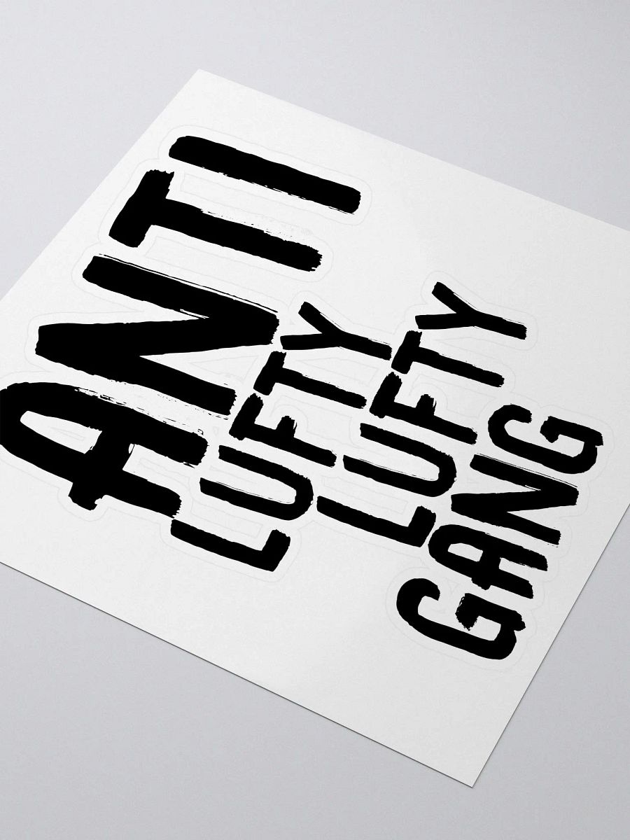 Anti Lufty Lufty Gang Stickers (Black) product image (3)