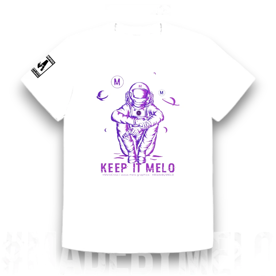 #MeloCrew Vibes: Purple - Basic T-Shirt | #MadeByMELO product image (5)