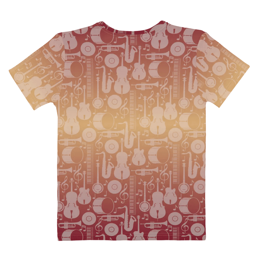 Brewing Beats and Sipping Coffee All Over Print T-shirt product image (9)