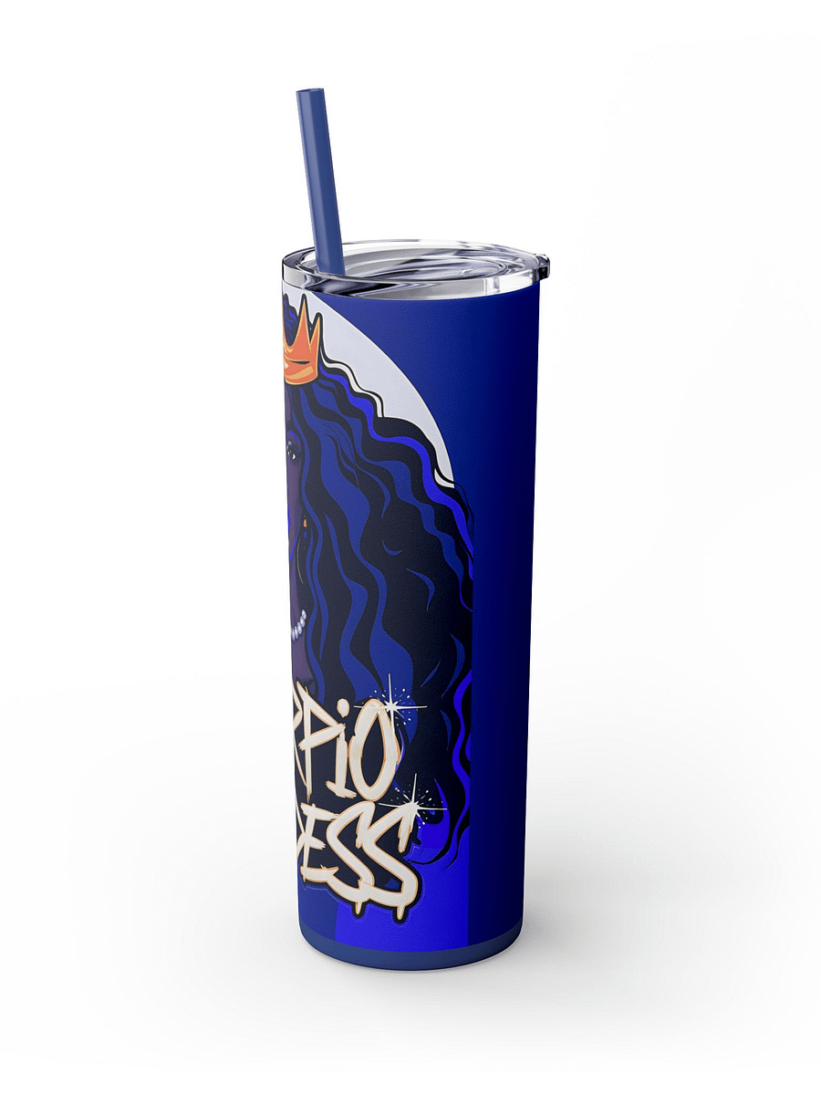 Scorpio Goddess Tumbler Wrap - 20oz Sublimation Skinny Tumbler Wrap, Bold Astrology Design for Scorpio Queen, Perfect Zodiac Gift product image (3)