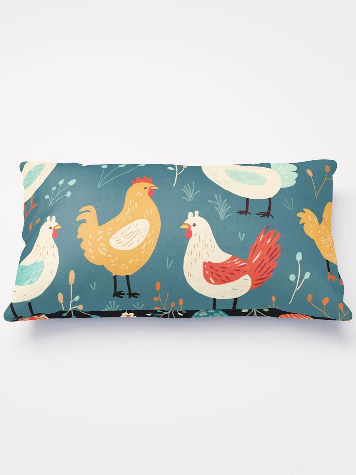 Mid Century Modern Chicken Pillow - Duo Design product image (2)