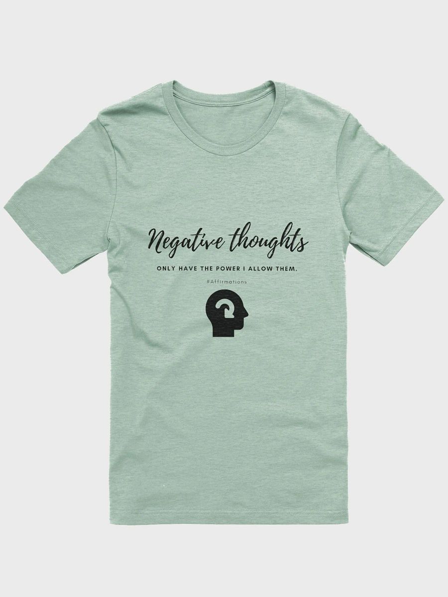 Negative thoughts Dark Unisex Super soft T-Shirt product image (4)