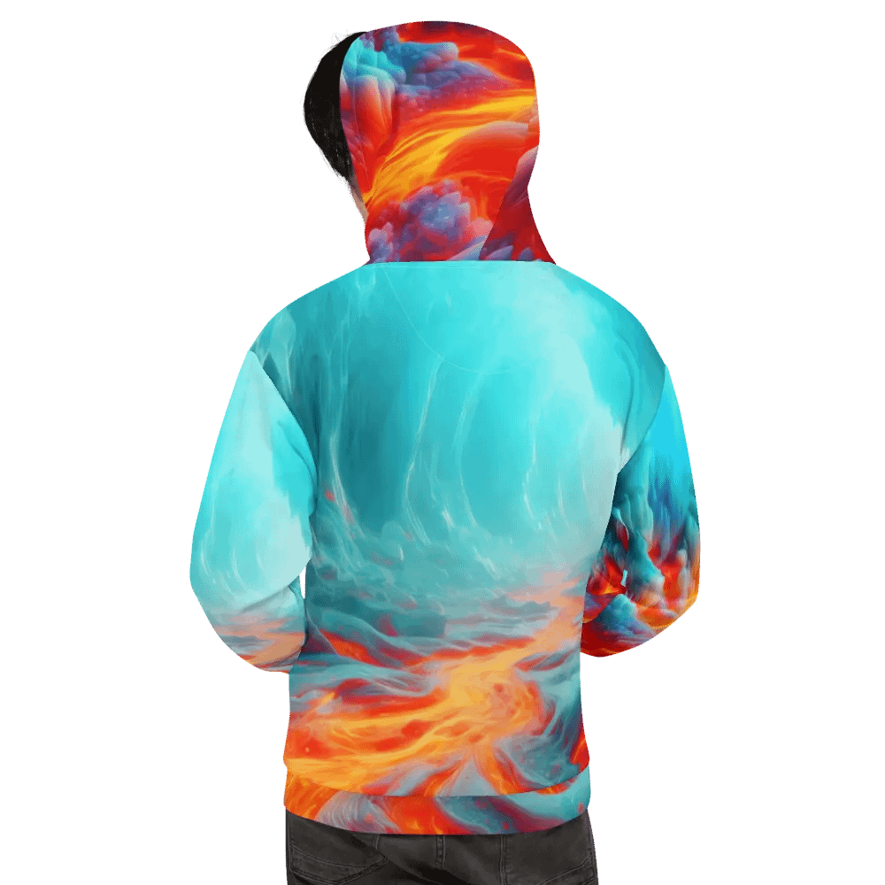 Fire and Ice - 3D Lava Glacier Fusion #1 product image (8)
