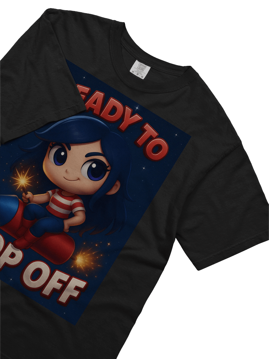 Pop Off Blue Rocket T-Shirt product image (14)
