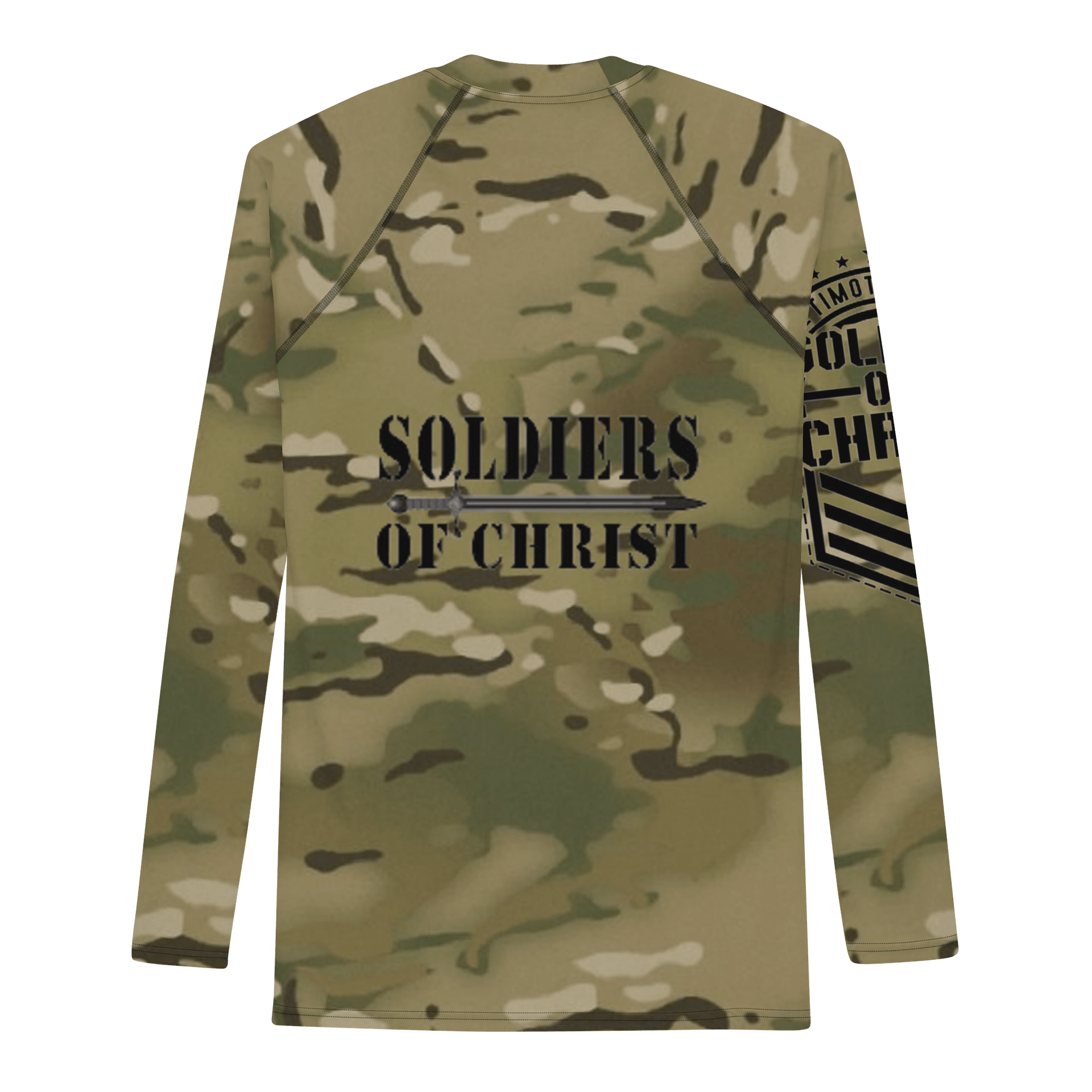 Faithful Camo: Men's Rash Guard - Multicam product image (2)