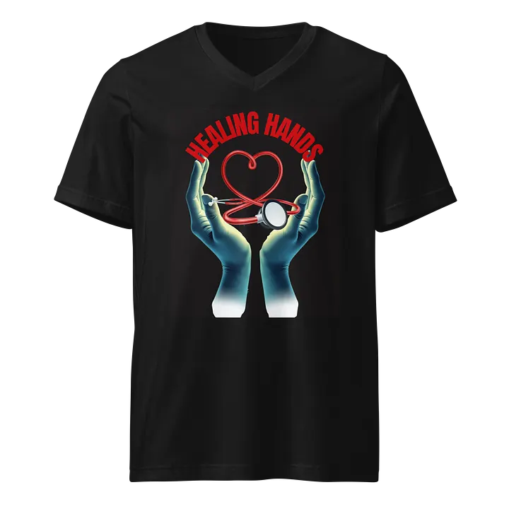 Healing Hands Heart Stethoscope T-shirt product image (1)
