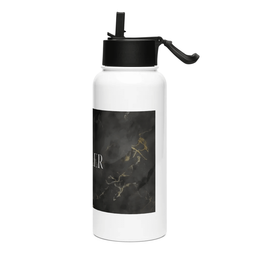 Marble White Stainless Steel Hydration Bottle product image (3)