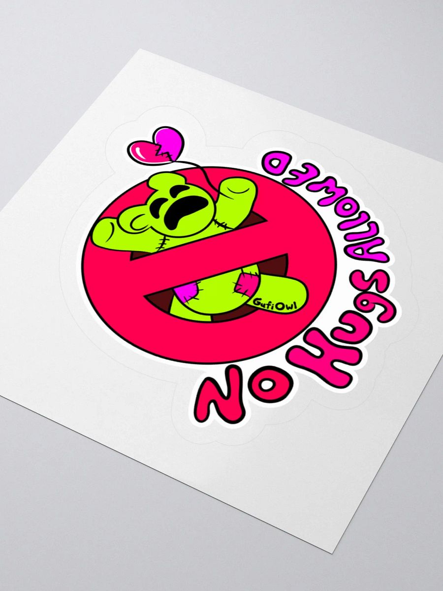 No Hugs Allowed Sticker product image (9)
