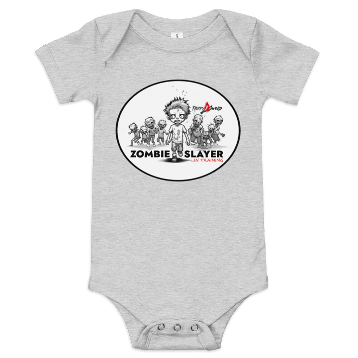 Zombie Slayer Baby Short Sleeve One Piece product image (7)