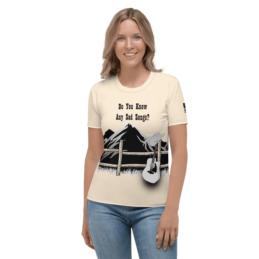Women's Sad Songs Shirt (Tan) product image (1)